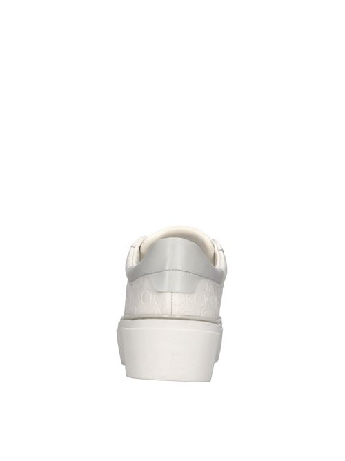 Sneakers in pelle CALVIN KLEIN | HW0HW01870BIANCO-GRIGIO